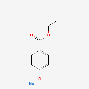 molecular formula C10H11NaO3 B1324495 Propylparaben sodium CAS No. 35285-69-9