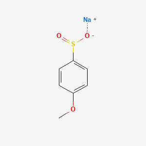 molecular formula C7H7NaO3S B1324499 Sodium 4-methoxybenzene-1-sulfinate CAS No. 6462-50-6