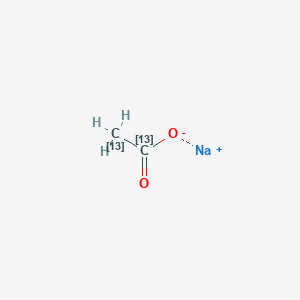 molecular formula C2H3NaO2 B1324500 Sodium acetate-13C2 CAS No. 56374-56-2