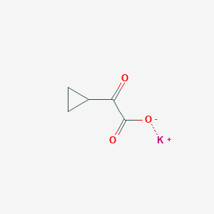 molecular formula C5H5KO3 B1324502 Potassium 2-cyclopropyl-2-oxoacetate CAS No. 56512-18-6