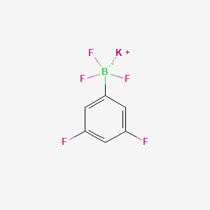 molecular formula C6H3BF5K B1324503 Potassium (3,5-difluorophenyl)trifluoroborate CAS No. 267006-26-8