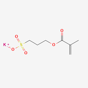 molecular formula C7H11KO5S B1324510 3-Sulfopropyl methacrylate potassium salt CAS No. 31098-21-2