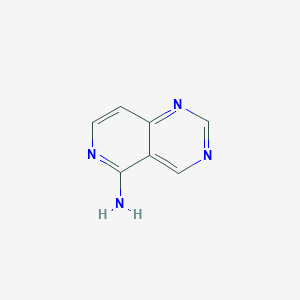 molecular formula C7H6N4 B13245134 Pyrido[4,3-d]pyrimidin-5-amine 