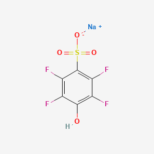 molecular formula C6HF4NaO4S B1324517 Sodium 2,3,5,6-Tetrafluoro-4-hydroxybenzenesulfonate CAS No. 221908-17-4