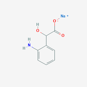 B1324523 Sodium 2-(2-aminophenyl)-2-hydroxyacetate CAS No. 39588-85-7