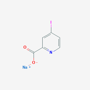 molecular formula C6H3INNaO2 B1324524 4-Iodo-pyridine-2-carboxylic acid, sodium salt CAS No. 618107-88-3