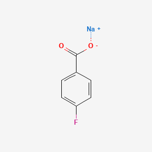 molecular formula C7H4FNaO2 B1324528 Sodium 4-fluorobenzoate CAS No. 499-90-1