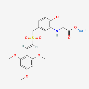 molecular formula C21H24NNaO8S B1324544 Rigosertib sodium CAS No. 592542-60-4