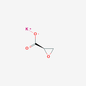 molecular formula C3H3KO3 B1324562 potassium (R)-oxirane-2-carboxylate CAS No. 82044-23-3