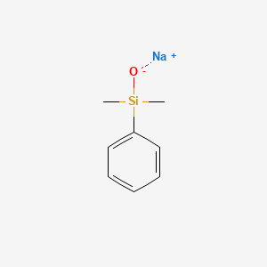molecular formula C8H11NaOSi B1324570 Sodium dimethylphenylsilanolate CAS No. 7646-75-5