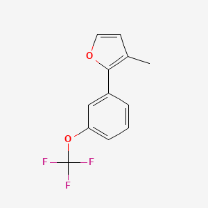 3-Methyl-2-[3-(trifluoromethoxy)phenyl]furan