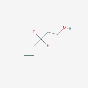 3-Cyclobutyl-3,3-difluoropropan-1-ol