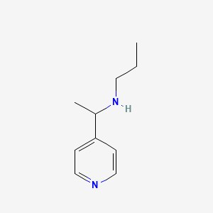 Propyl[1-(pyridin-4-YL)ethyl]amine