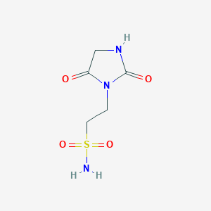 2-(2,5-Dioxoimidazolidin-1-yl)ethane-1-sulfonamide