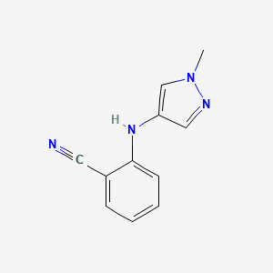 2-[(1-Methyl-1H-pyrazol-4-YL)amino]benzonitrile