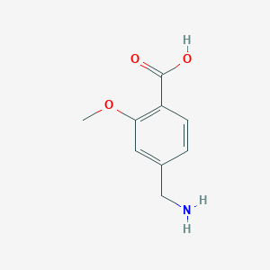 4-(Aminomethyl)-2-methoxybenzoic acid