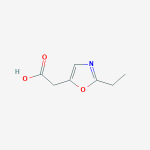 2-(2-Ethyl-1,3-oxazol-5-YL)acetic acid