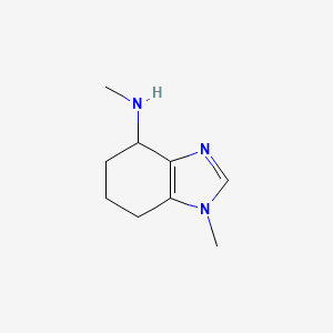 N,1-Dimethyl-4,5,6,7-tetrahydro-1H-1,3-benzodiazol-4-amine