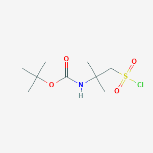 Tert-butyl 2-(chlorosulfonyl)-1,1-dimethylethylcarbamate