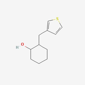 2-(Thiophen-3-ylmethyl)cyclohexan-1-ol