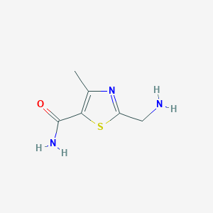 2-(Aminomethyl)-4-methyl-1,3-thiazole-5-carboxamide