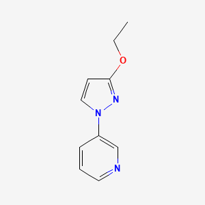 3-(3-Ethoxy-1H-pyrazol-1-yl)pyridine