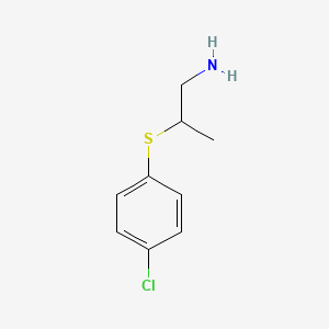 1-[(1-Aminopropan-2-YL)sulfanyl]-4-chlorobenzene