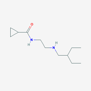 N-{2-[(2-ethylbutyl)amino]ethyl}cyclopropanecarboxamide