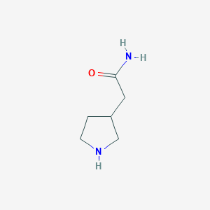 2-(Pyrrolidin-3-yl)acetamide