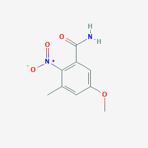 5-Methoxy-3-methyl-2-nitrobenzamide