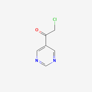 2-Chloro-1-(pyrimidin-5-yl)ethan-1-one