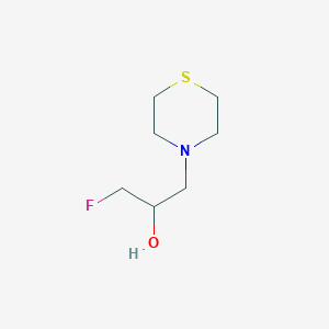 1-Fluoro-3-(thiomorpholin-4-yl)propan-2-ol