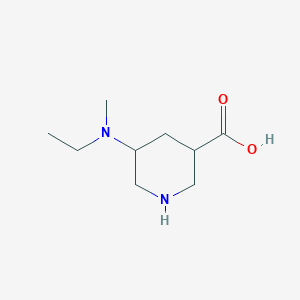 5-[Ethyl(methyl)amino]piperidine-3-carboxylic acid