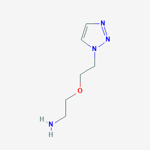 2-[2-(1H-1,2,3-Triazol-1-yl)ethoxy]ethan-1-amine