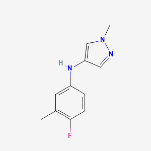 N-(4-Fluoro-3-methylphenyl)-1-methyl-1H-pyrazol-4-amine