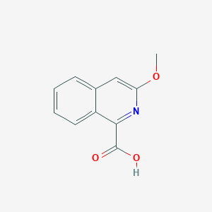 molecular formula C11H9NO3 B1324610 3-甲氧基异喹啉-1-羧酸 CAS No. 374917-64-3