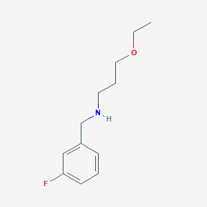 (3-Ethoxypropyl)[(3-fluorophenyl)methyl]amine