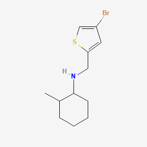 N-[(4-Bromothiophen-2-yl)methyl]-2-methylcyclohexan-1-amine