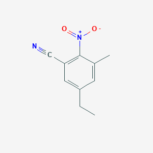 5-Ethyl-3-methyl-2-nitrobenzonitrile