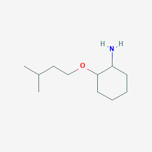 2-(3-Methylbutoxy)cyclohexan-1-amine