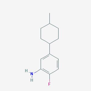 2-Fluoro-5-(4-methylcyclohexyl)aniline