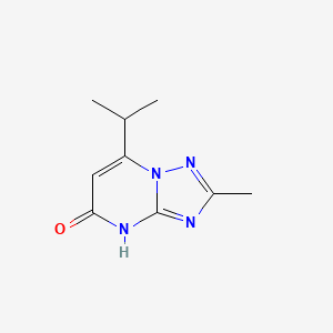 2-methyl-7-(propan-2-yl)-4H,5H-[1,2,4]triazolo[1,5-a]pyrimidin-5-one