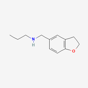 (2,3-Dihydro-1-benzofuran-5-ylmethyl)(propyl)amine