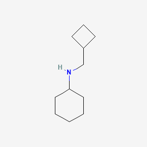 molecular formula C11H21N B1324624 N-(cyclobutylmethyl)cyclohexanamine 