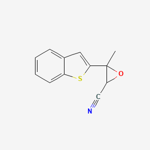 3-(1-Benzothiophen-2-yl)-3-methyloxirane-2-carbonitrile