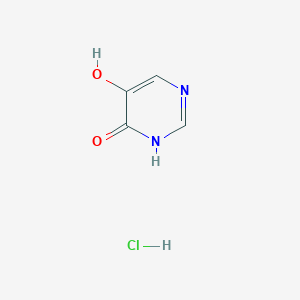 molecular formula C4H5ClN2O2 B1324629 5-羟基嘧啶-4(3H)-酮盐酸盐 CAS No. 1616526-82-9