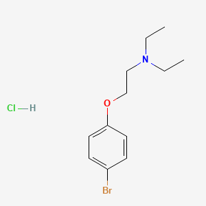 molecular formula C12H19BrClNO B1324632 2-(4-bromophenoxy)-N,N-diethylethanamine;hydrochloride CAS No. 14233-26-2