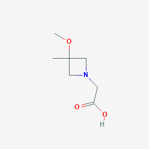 2-(3-Methoxy-3-methylazetidin-1-yl)acetic acid