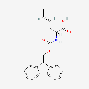 2-({[(9H-fluoren-9-yl)methoxy]carbonyl}amino)hex-4-enoic acid