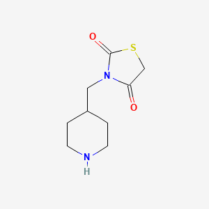 3-[(Piperidin-4-yl)methyl]-1,3-thiazolidine-2,4-dione